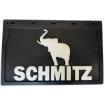 Брызговик автомобильный 3D (270 мм SCHMITZ,белая надпись)