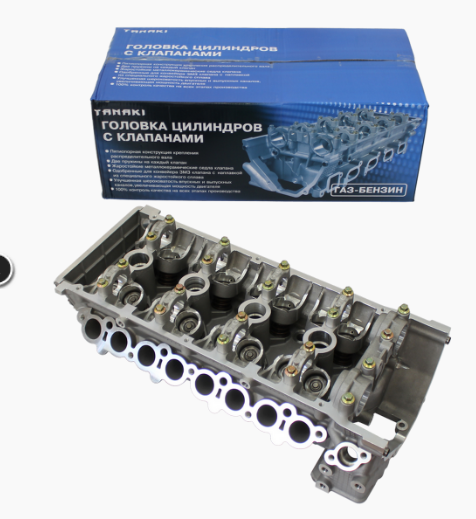 Головка цилиндров с клапанaми (пятиопорная; для дв. ЗМЗ-40524, 40525, 40904; EURO-III, АИ-92/газ) Ke