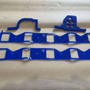 Прокладка паука ГАЗ-53,66,3307,ПАЗ МБС (синий) (силикон)